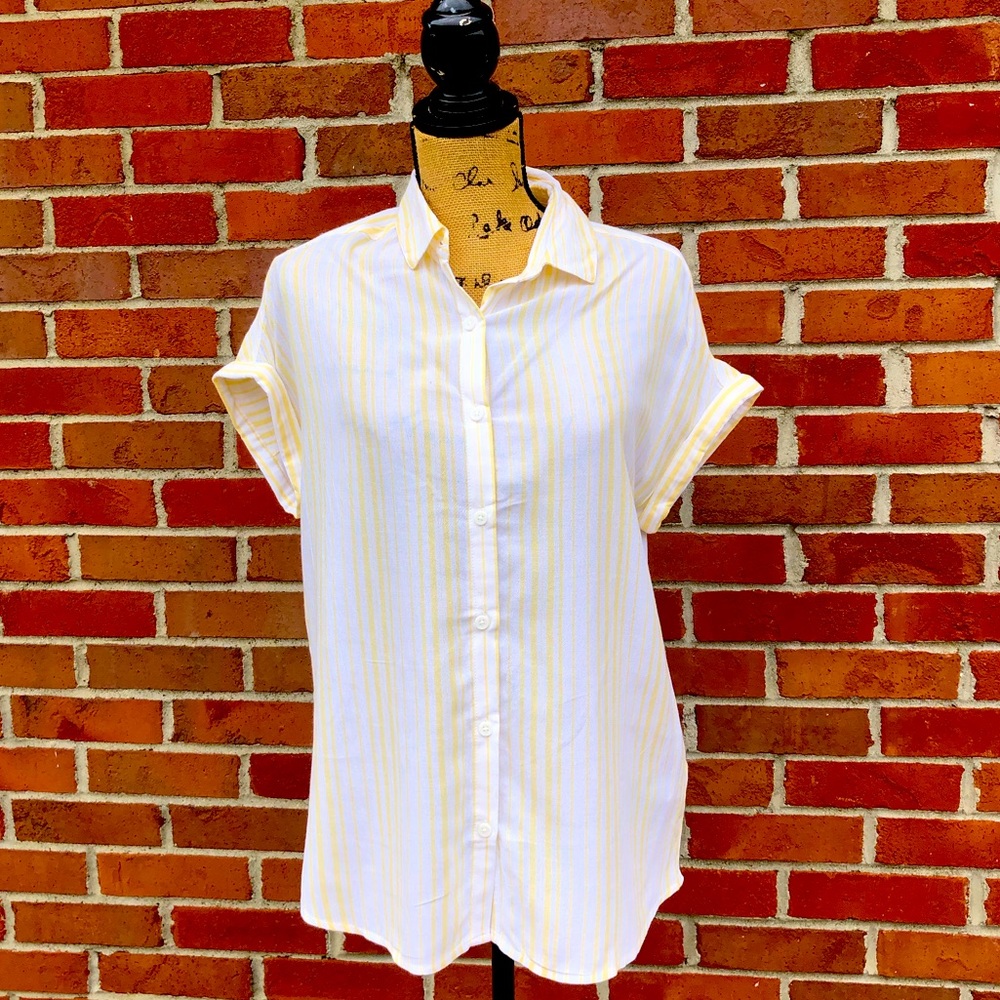 BeachLunchLounge Oversized Short Sleeve Button Up